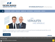 Tablet Screenshot of peter-busch-immobilien.de
